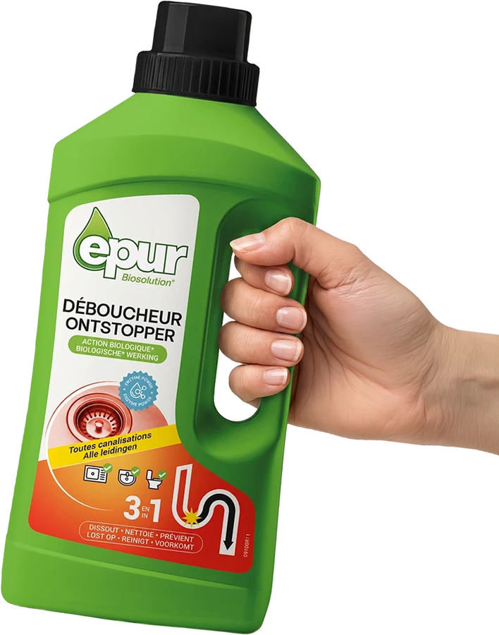 Déboucheur toutes canalisations Epur, flacon de 1 L