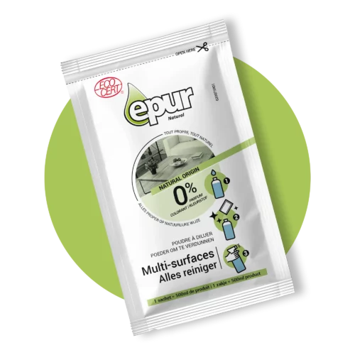 Nettoyant multi-surfaces en poudre à diluer ECOCERT