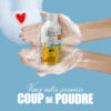 Hand dishwashing powder