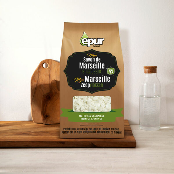 Marseille soap shavings